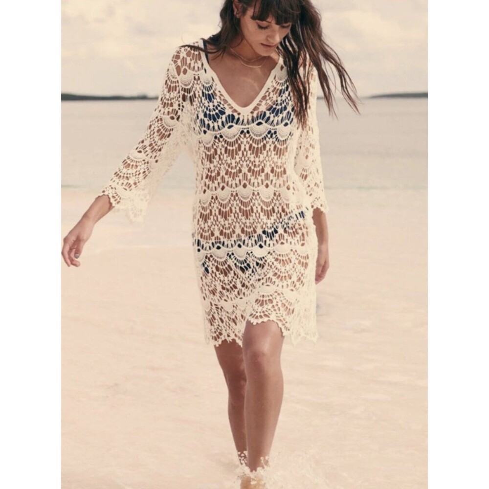 Surf Gypsy Crochet Cover-Up Tunic S